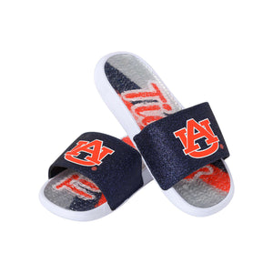 Auburn Tigers NCAA Womens Glitter Gel Slide