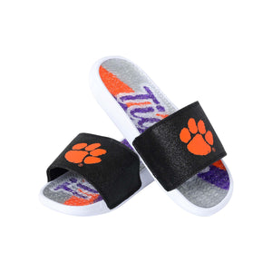Clemson Tigers NCAA Womens Glitter Gel Slide