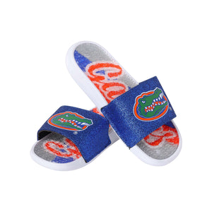 Florida Gators NCAA Womens Glitter Gel Slide
