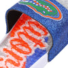 Florida Gators NCAA Womens Glitter Gel Slide