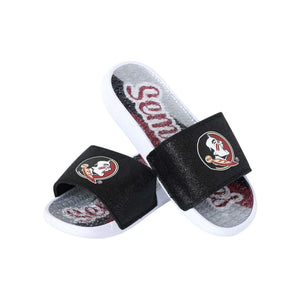 Florida State Seminoles NCAA Womens Glitter Gel Slide