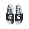 Michigan State Spartans NCAA Womens Glitter Gel Slide