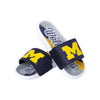 Michigan Wolverines NCAA Womens Glitter Gel Slide