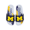 Michigan Wolverines NCAA Womens Glitter Gel Slide