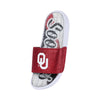 Oklahoma Sooners NCAA Womens Glitter Gel Slide