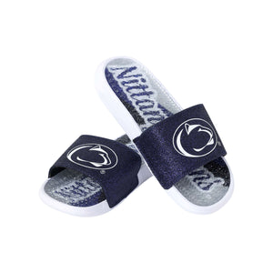 Penn State Nittany Lions NCAA Womens Glitter Gel Slide