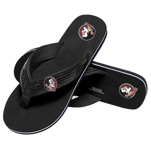 Florida State Seminoles NCAA Womens Sequin Flip Flops
