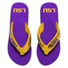 LSU Tigers NCAA Womens Sequin Flip Flops