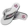 Texas A&M Aggies NCAA Womens Sequin Flip Flops