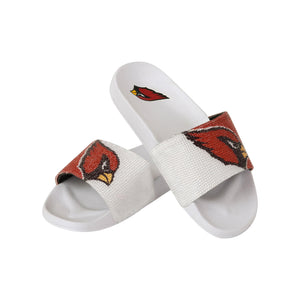 Arizona Cardinals NFL Womens Big Logo Shimmer Slide