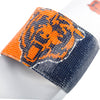 Chicago Bears NFL Womens Big Logo Shimmer Slide