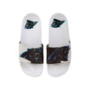 Carolina Panthers NFL Womens Big Logo Shimmer Slide