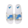 Detroit Lions NFL Womens Big Logo Shimmer Slide