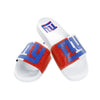 New York Giants NFL Womens Big Logo Shimmer Slide