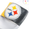 Pittsburgh Steelers NFL Womens Big Logo Shimmer Slide