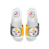 Pittsburgh Steelers NFL Womens Big Logo Shimmer Slide