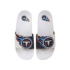 Tennessee Titans NFL Womens Big Logo Shimmer Slide