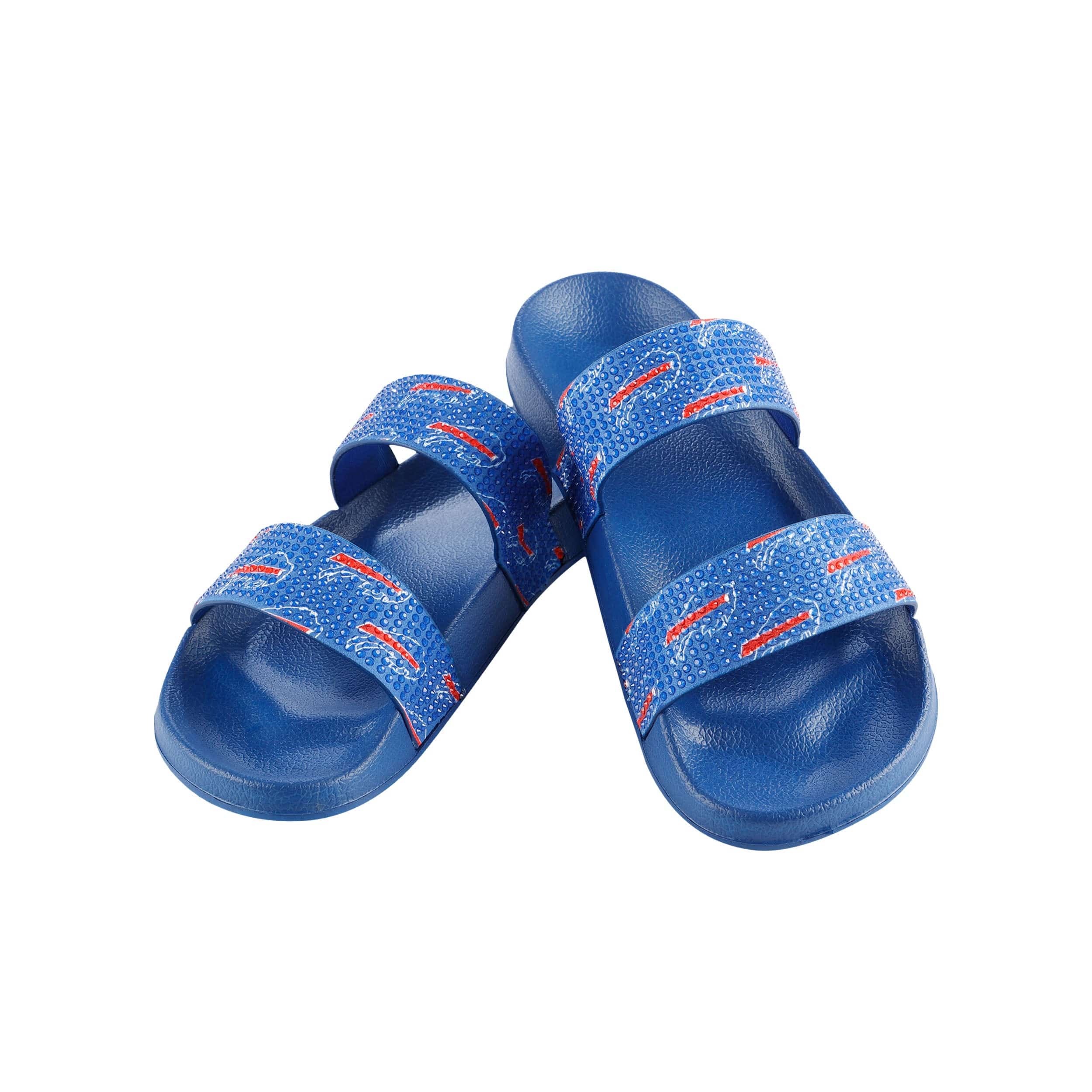 Buffalo Bills Womens Glitter Gel Slide, Size: S