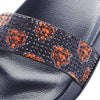 Chicago Bears NFL Womens Double Strap Shimmer Sandal