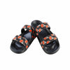 Cleveland Browns NFL Womens Double Strap Shimmer Sandal