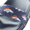 Denver Broncos NFL Womens Double Strap Shimmer Sandal