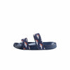 Denver Broncos NFL Womens Double Strap Shimmer Sandal