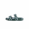 Green Bay Packers NFL Womens Double Strap Shimmer Sandal