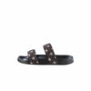 New Orleans Saints NFL Womens Double Strap Shimmer Sandal