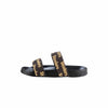 Pittsburgh Steelers NFL Womens Double Strap Shimmer Sandal