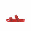 Tampa Bay Buccaneers NFL Womens Double Strap Shimmer Sandal