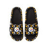 Pittsburgh Steelers NFL Womens Floral Pillow Slide