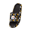 Pittsburgh Steelers NFL Womens Floral Pillow Slide