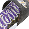 Baltimore Ravens NFL Womens Glitter Gel Slide