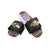 Baltimore Ravens NFL Womens Glitter Gel Slide