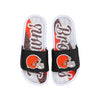 Cleveland Browns NFL Womens Glitter Gel Slide