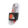 Cleveland Browns NFL Womens Glitter Gel Slide