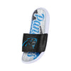 Carolina Panthers NFL Womens Glitter Gel Slide