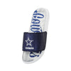 Dallas Cowboys NFL Womens Glitter Gel Slide