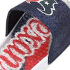 Houston Texans NFL Womens Glitter Gel Slide