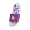 Minnesota Vikings NFL Womens Glitter Gel Slide