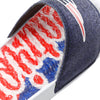 New England Patriots NFL Womens Glitter Gel Slide