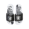 Las Vegas Raiders NFL Womens Glitter Gel Slide