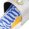 Los Angeles Rams NFL Womens Glitter Gel Slide