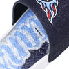 Tennessee Titans NFL Womens Glitter Gel Slide