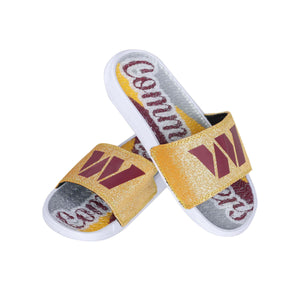 Washington Commanders NFL Womens Glitter Gel Slide