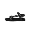 Las Vegas Raiders NFL Womens Repeat Logo Strap Sandal