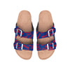 Buffalo Bills NFL Womens Mini Print Double Buckle Sandal