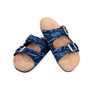 Dallas Cowboys NFL Womens Mini Print Double Buckle Sandal