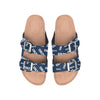 Indianapolis Colts NFL Womens Mini Print Double Buckle Sandal