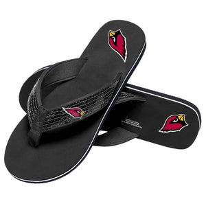 Arizona Cardinals NFL Womens Sequin Flip Flops